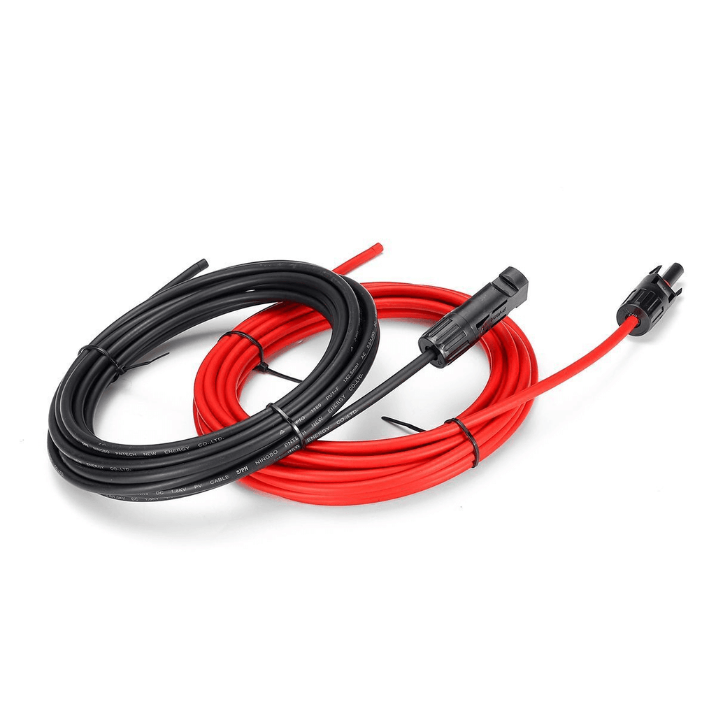 50M 6mm2 PV Wire MC4 Cable 10AWG TUV Proved - Red&Black
